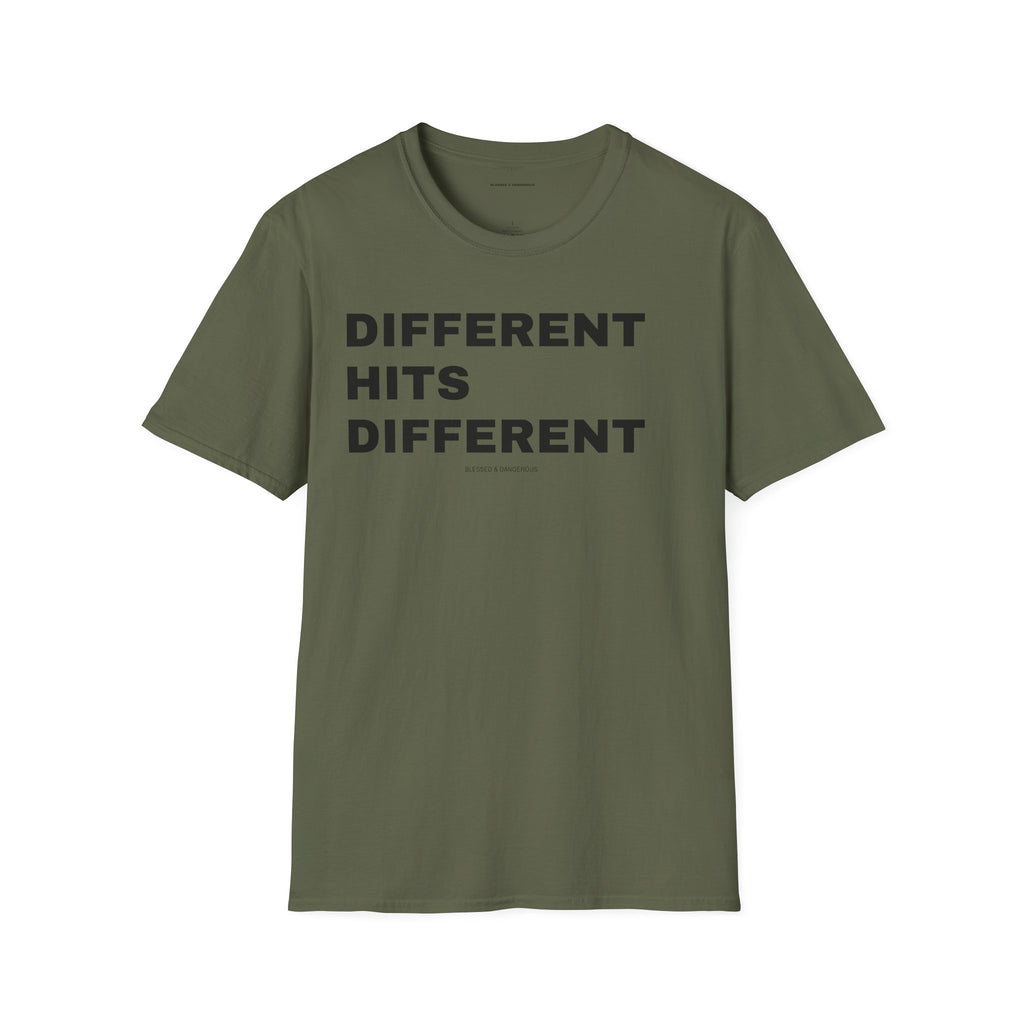 Different Hits Different – Premium Unisex Statement T-Shirt
