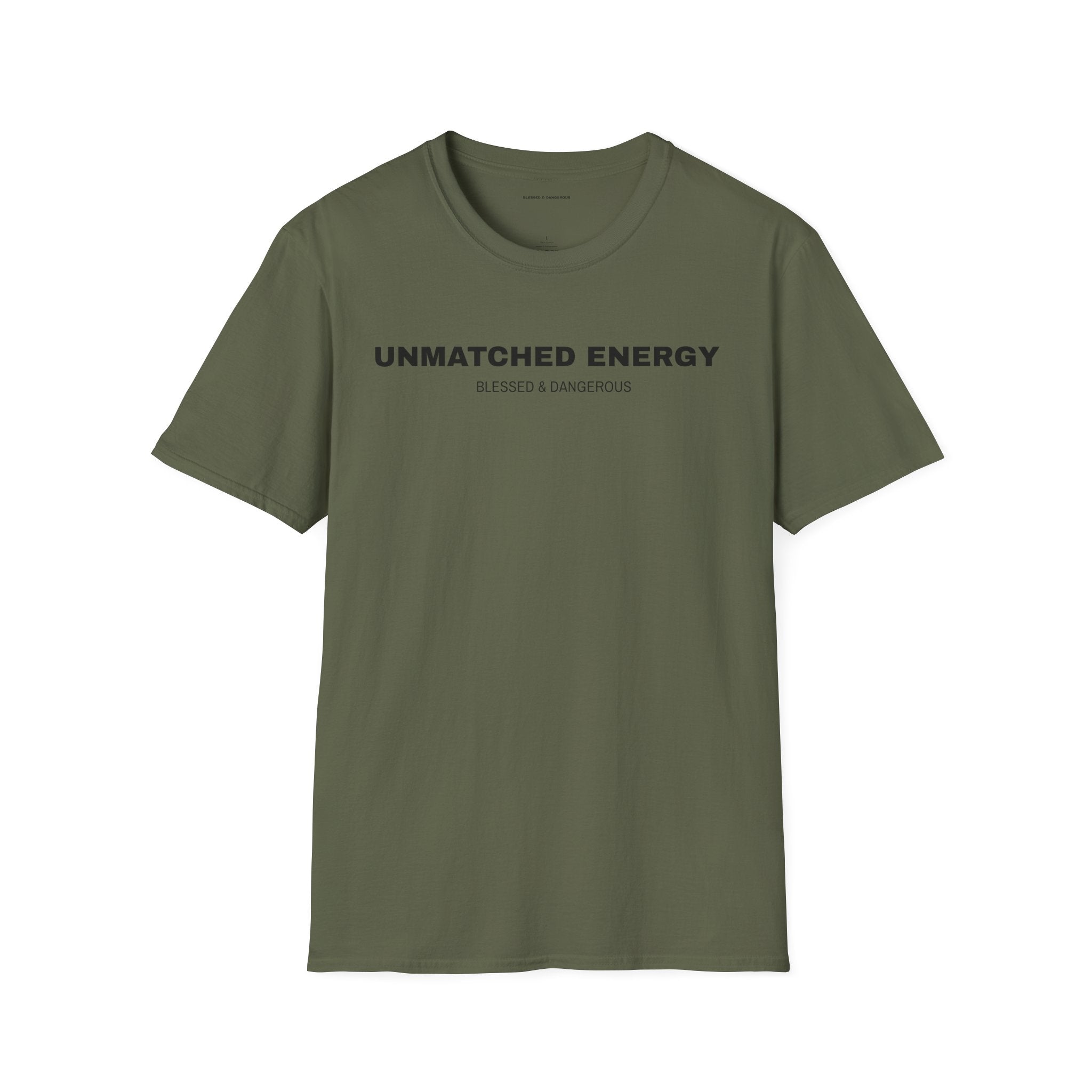 Unmatched Energy – Minimal Unisex T-Shirt
