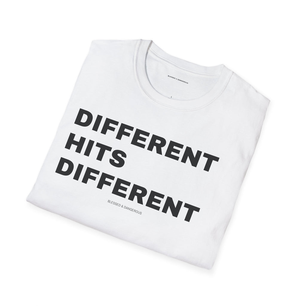Different Hits Different – Premium Unisex Statement T-Shirt