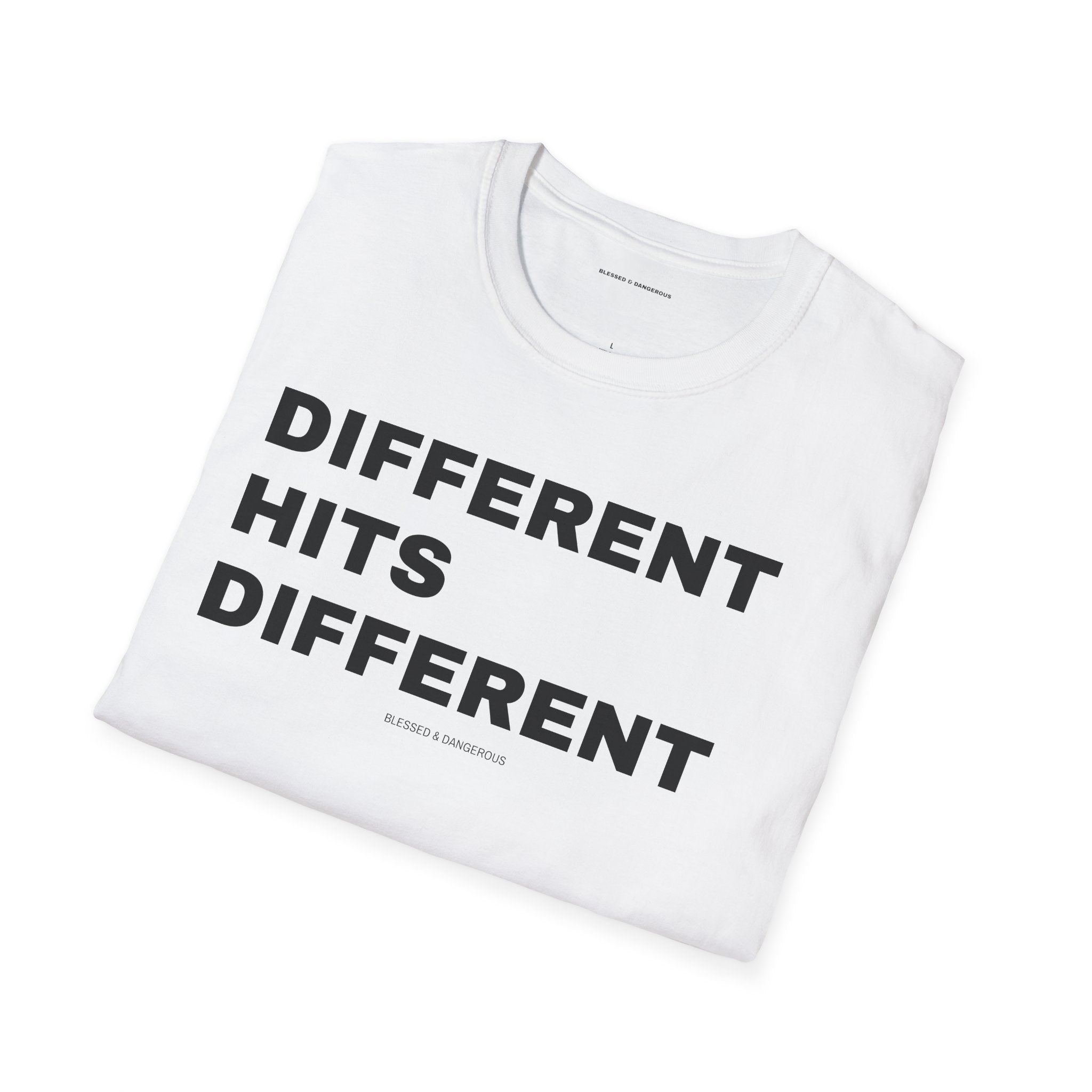 Different Hits Different – Premium Unisex Statement T-Shirt