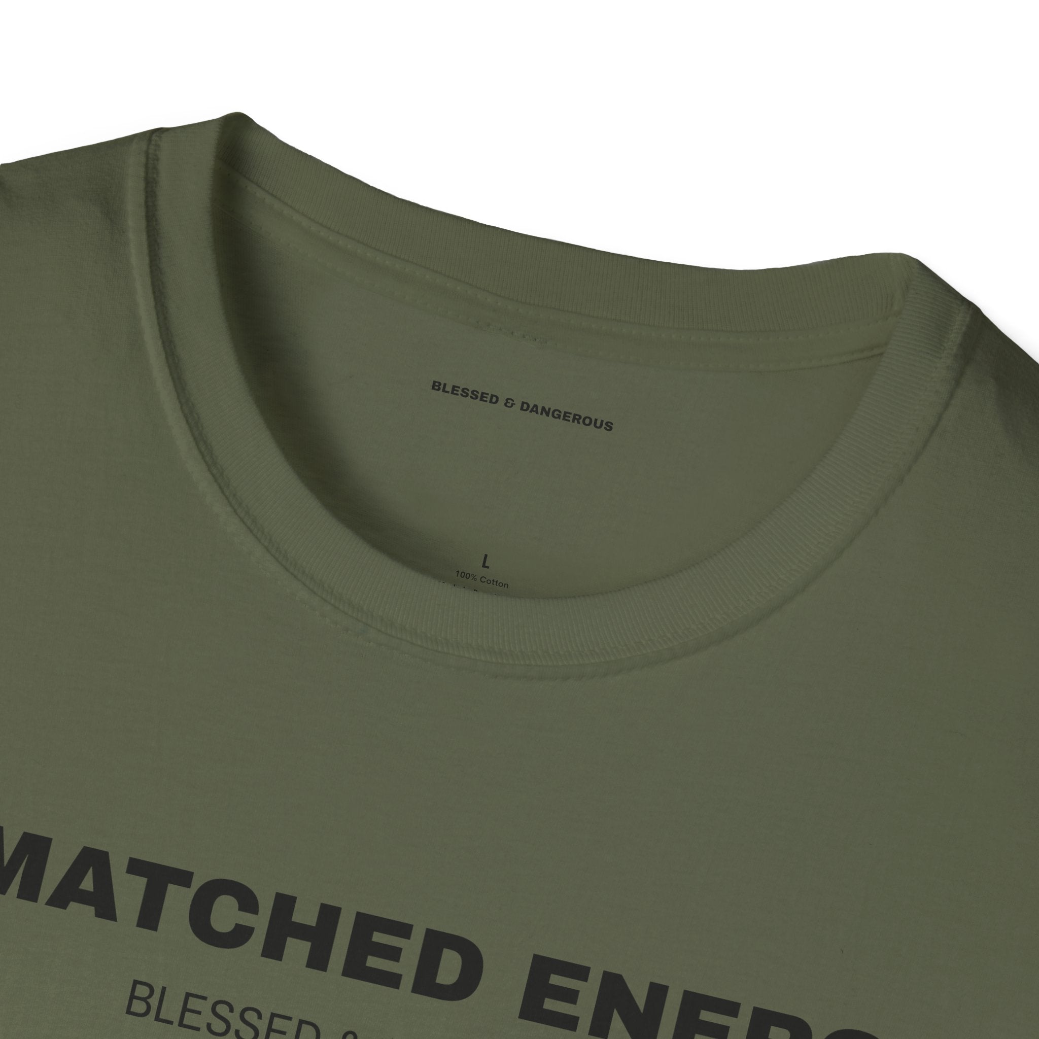 Unmatched Energy – Minimal Unisex T-Shirt