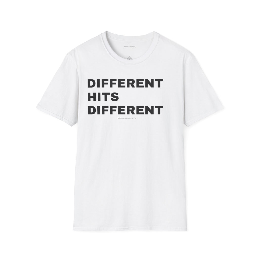 Different Hits Different – Premium Unisex Statement T-Shirt