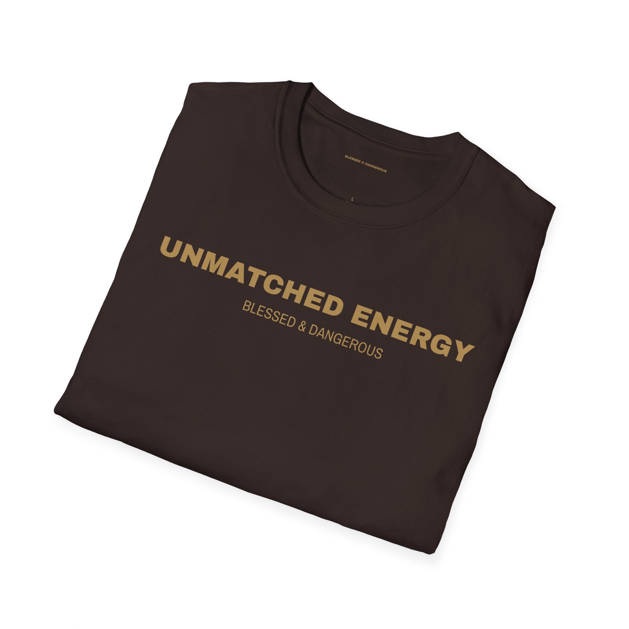 Unmatched Energy – Minimal Unisex T-Shirt