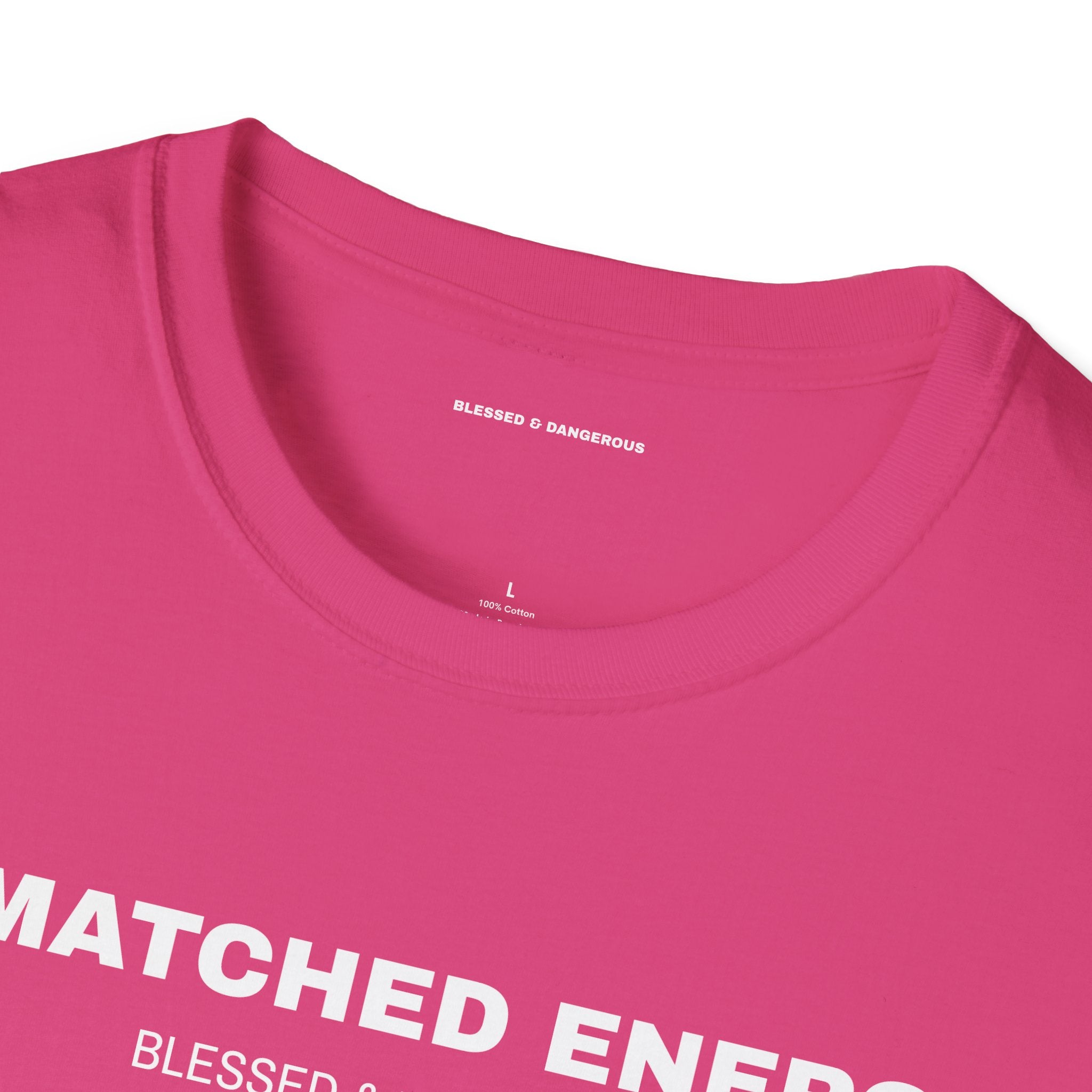 Unmatched Energy – Minimal Unisex T-Shirt