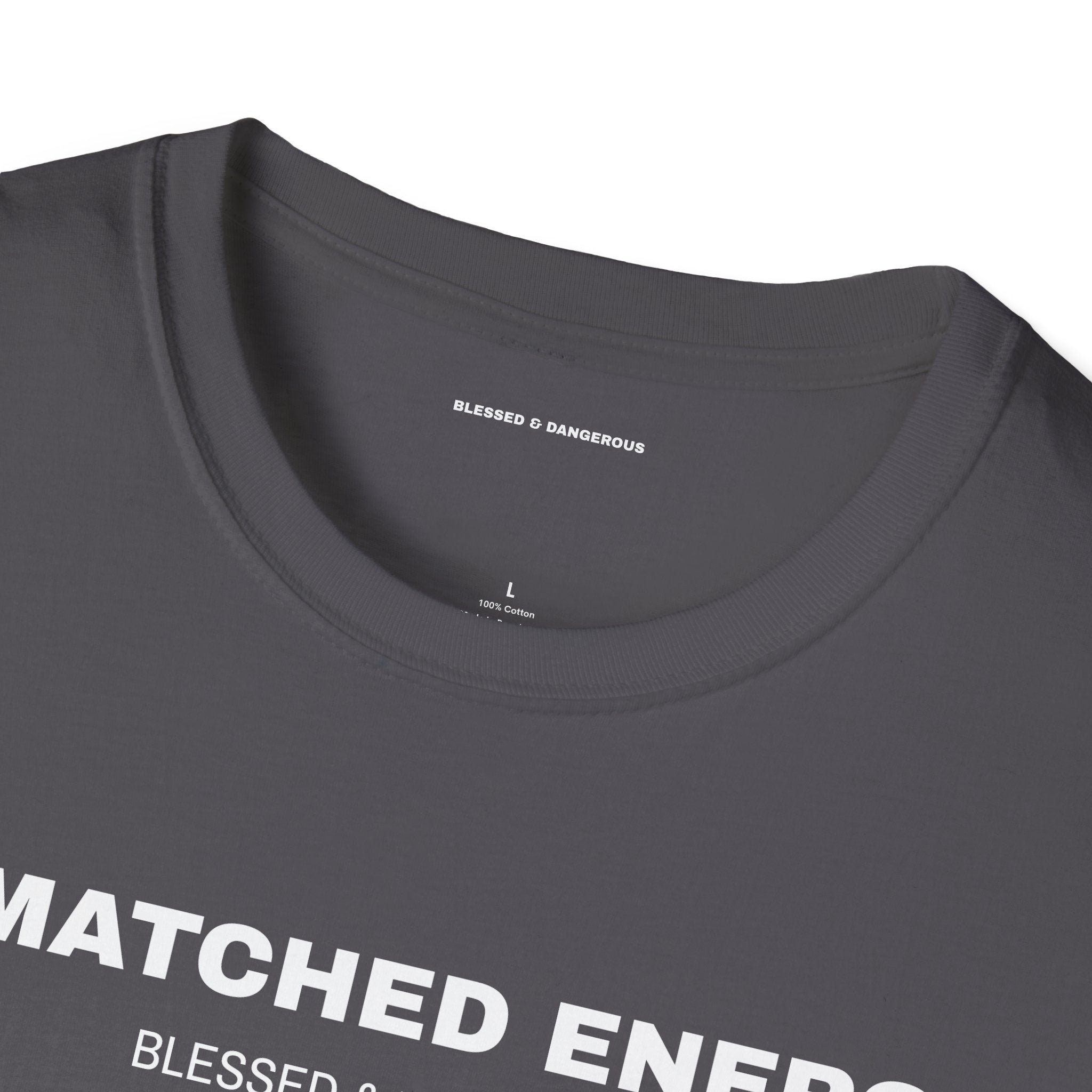 Unmatched Energy – Minimal Unisex T-Shirt