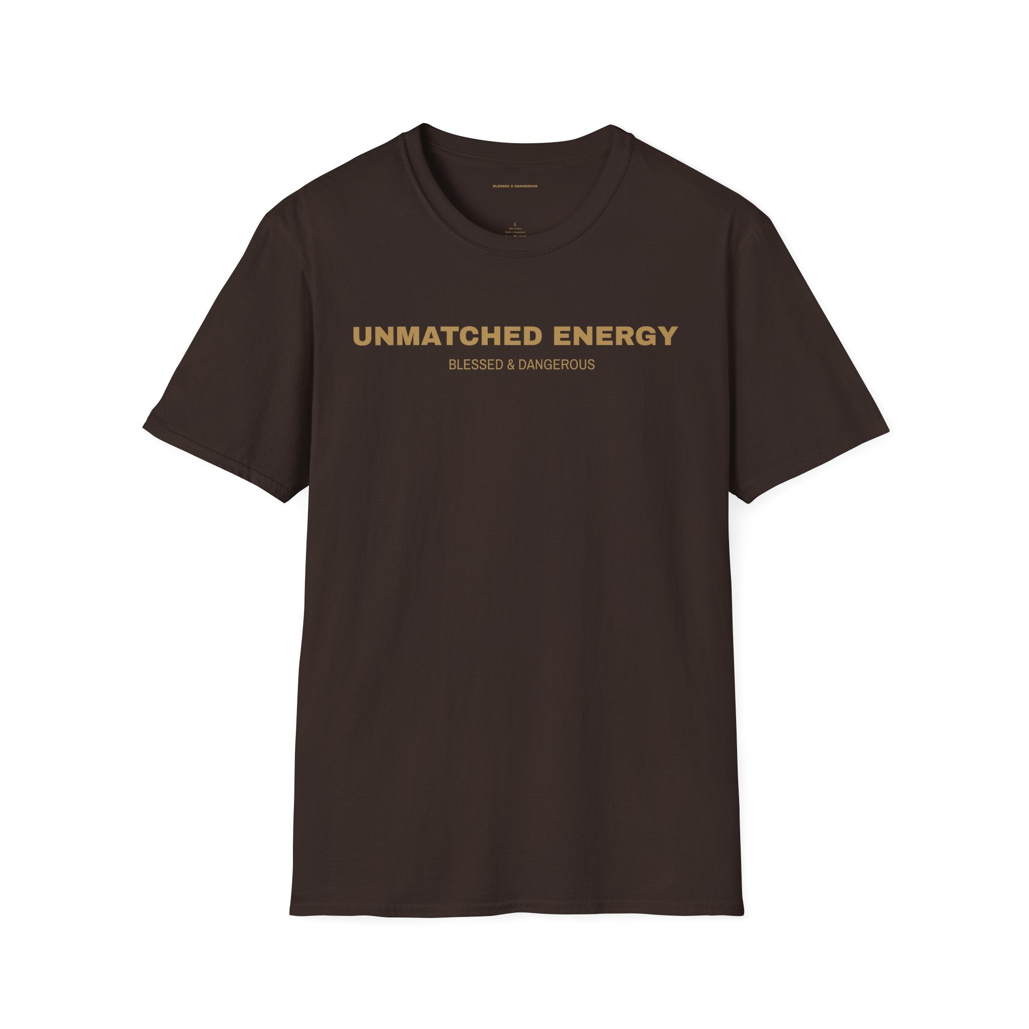 Unmatched Energy – Minimal Unisex T-Shirt