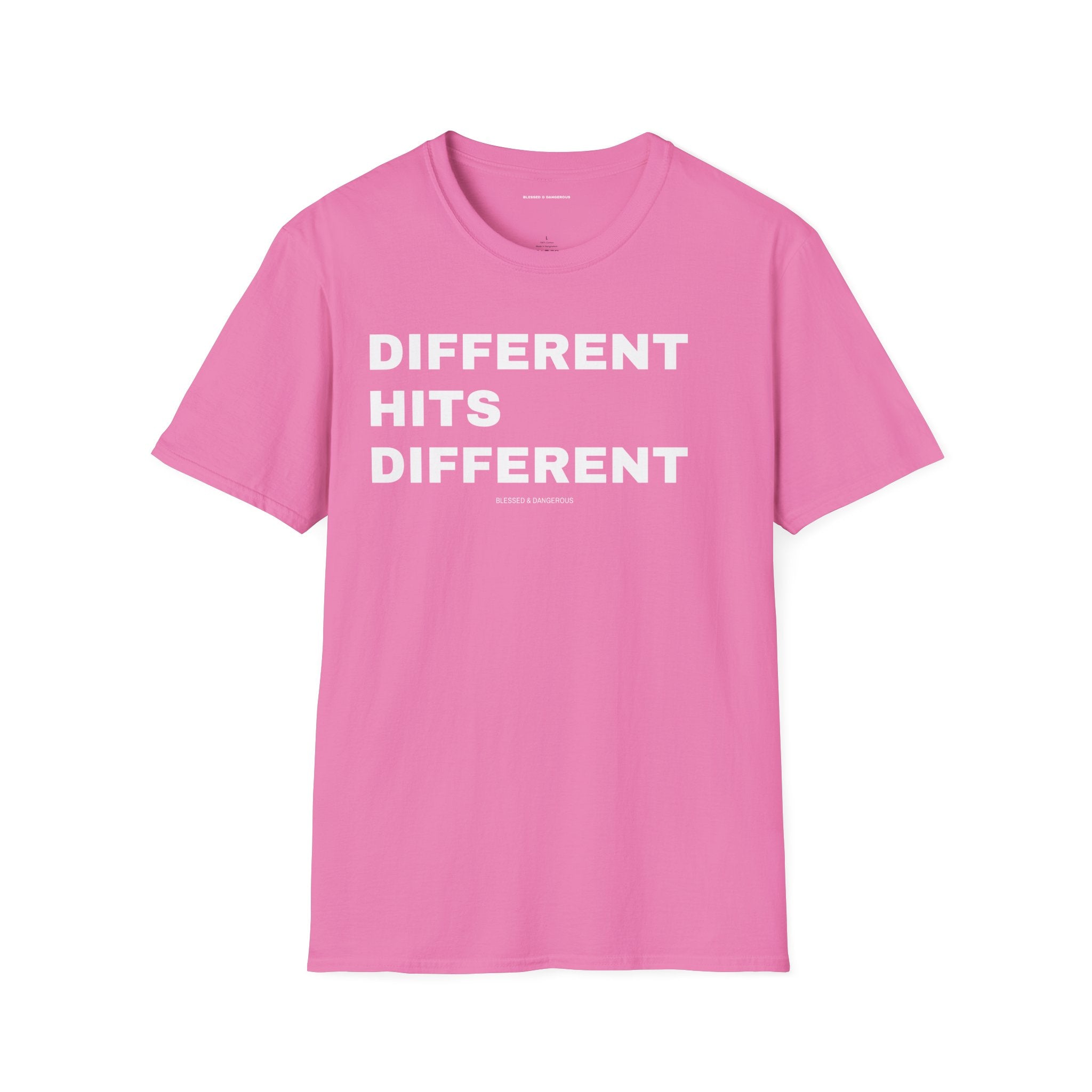Different Hits Different – Premium Unisex Statement T-Shirt