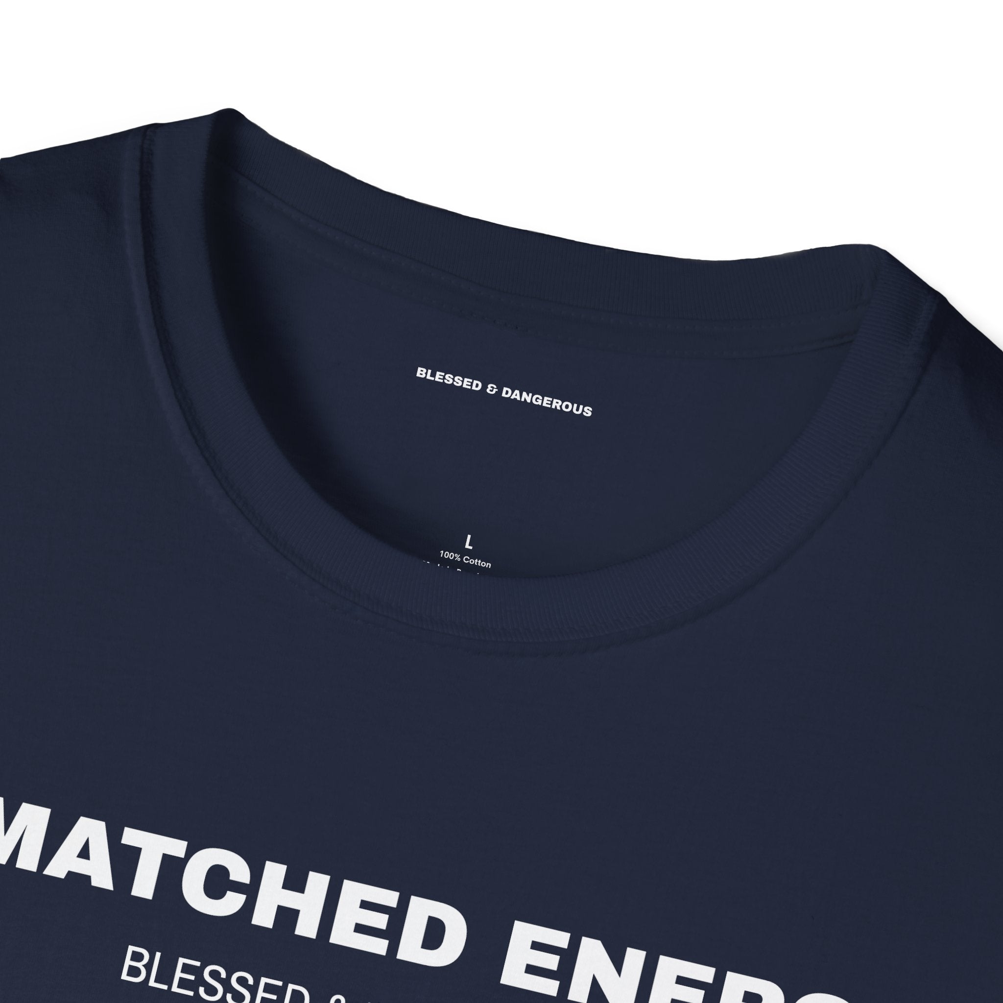 Unmatched Energy – Minimal Unisex T-Shirt